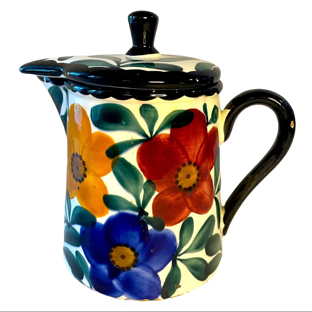 Vintage Hand Painted Schramberg Bosporus Coffee/Chocolate Pot  Circa 1930’s